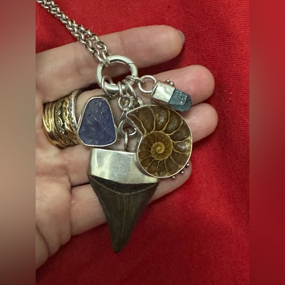 Silver Multi-Charm Necklace